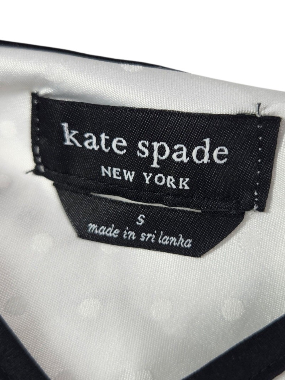Kate Spade New York "Mrs" Satin PJ Cami Top Sm White Swiss Dot Bridal Sleepwear - Picture 12 of 14